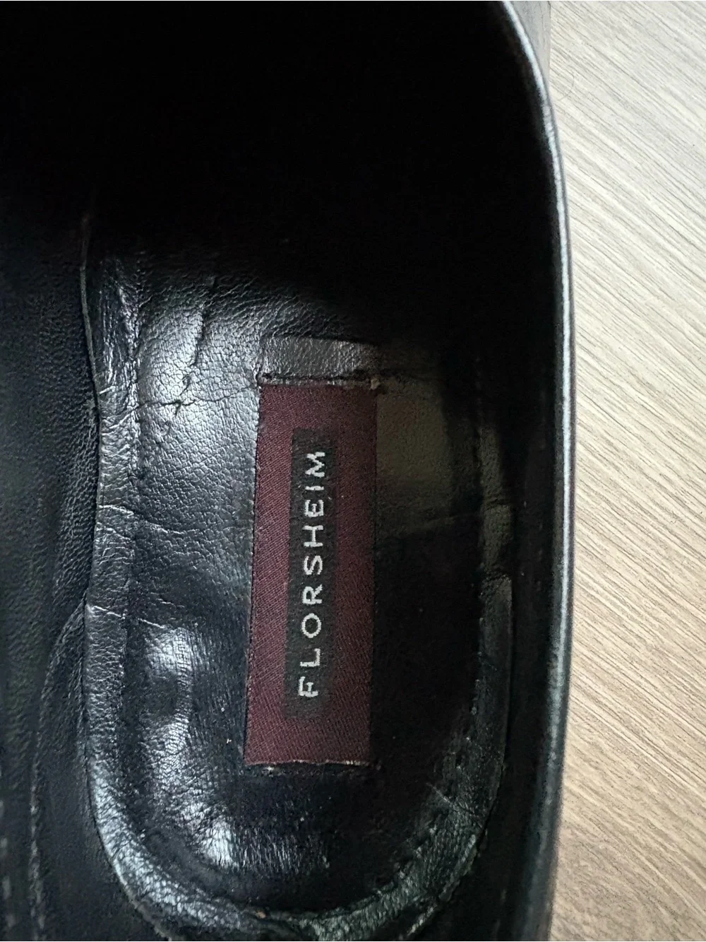 Florsheim Black Leather Penny Loafers